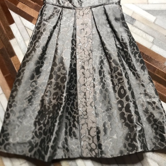 Carolina Herrera Metallic Leopard Fit & Flare - Picture 2 of 6